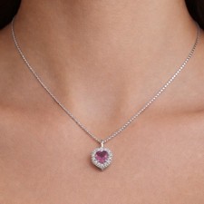 Collier Or Blanc 18Kt Avec