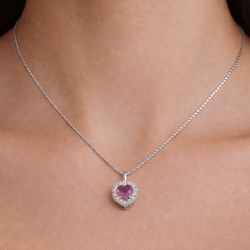 Collier blanc 18kt avec - or,
