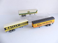 JOUEF 3 REMORQUES WAGON TYPE KANGOUROU BAILLY / CALBERSON / TNTE