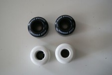 ROUES 2 SKATEBOARD QUAD SKATE WHEELS NO FEAR + 2 BLANCHE