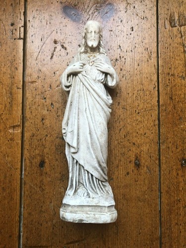 Ancienne statue plâtre - statue,