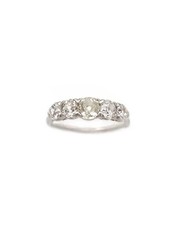 Bague jarretière diamants