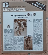 Encart Poster Encyclopédie MIROIR du CYCLISME N° 215 - B. VALLET - Mai 1976