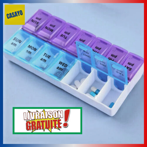 Semainier pilulier boite - pilulier,