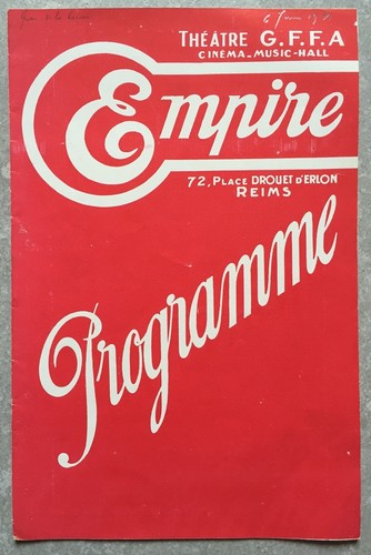 Programme empire reims cain - empire,
