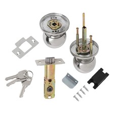 Entrée Maison Serrure Porte Poignée De Bouton Dintimité Ronde Avec La Clé