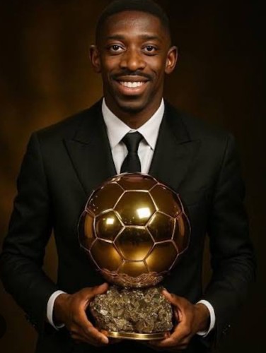 Ballon ousmane dembele - d'or,