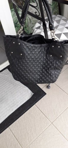 Sac main neuf verni noir - à,