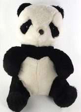 Vintage Grande peluche Panda Peluche D'oc 35 cm