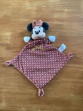 MC/ Doudou Plat Souris Minnie Marron Pois Blanc Disney Baby Nicotoy Simba KIABI