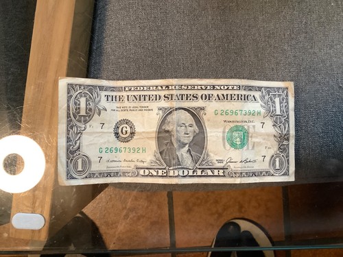 Rare billet one dollars - billet,