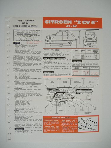 Fiche technique rta citroën - fiche,