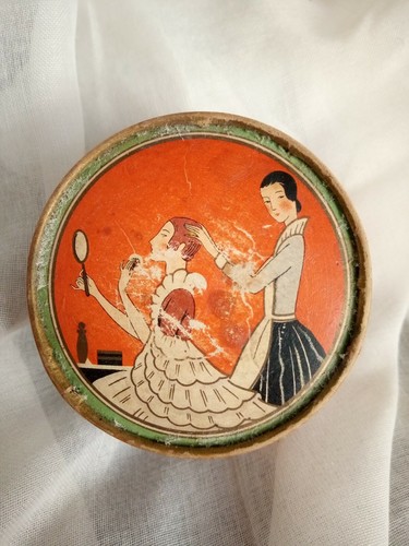 Boîte poudre ancienne - boîte, de
