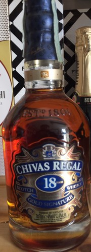 Bottiglia scotch whisky gold - 1,