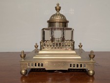 Ancien Grand Encrier Bronze
