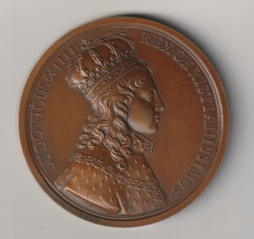 Médaille sacre de - du, louis