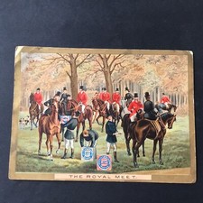 HUNTLEY & PALMERS - Chromo Ancien Fin XIXè ROYAL MEET Chasse À Courre