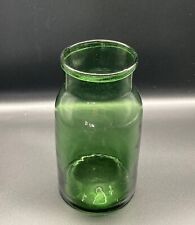 Vieux Verre Jarre Waldgals Vert Um 1900 Antique Vintage Soufflé à la Bouche