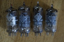 Lot tubes TELEFUNKEN Diamond EF800 EF83  EF86 EL95 Röhre good perfect working