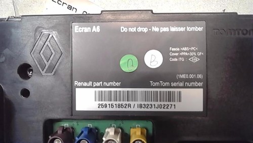 Ecran gps renault clio - ecran,
