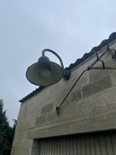 Lampe De Rue Fer Et Émaille A