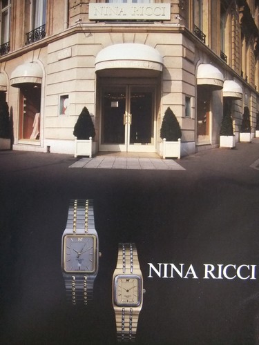 Publicité presse 1983 nina - publicitÉ, de