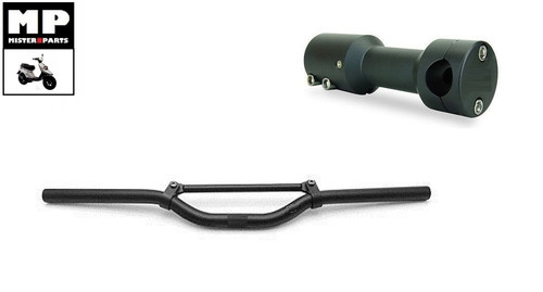 Guidon noir potence - noir,