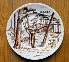 Assiette les landes le gemmeur