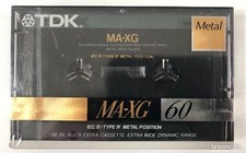 TDK MA-XG 60 cassette audio neuve scellée K7 d'époque très haut de gamme
