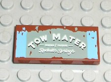 Lego cars tile with tow - lego, 'tow