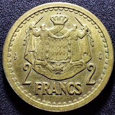 2 Francs - Louis II - Monaco