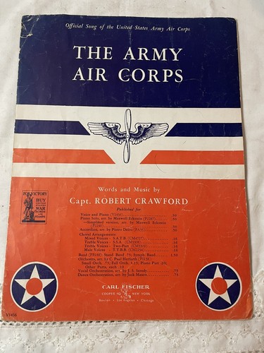 Army air corps - us, songbook