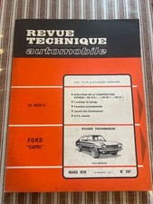 Revue technique FORD CAPRI 1.3 1.5 1.7 2.0 2.3 s rta ford capri 1 I 2000 2300 S