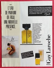 Publicité de presse 1985 Parfum FIDJI de Guy LAROCHE Paris
