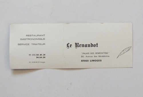 Carte visite limoges - carte,