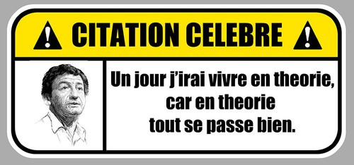 Sticker citation celebre - sticker,