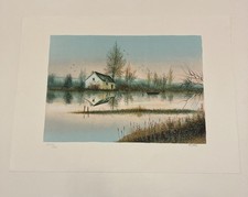 Lithographie Numérotée Et
