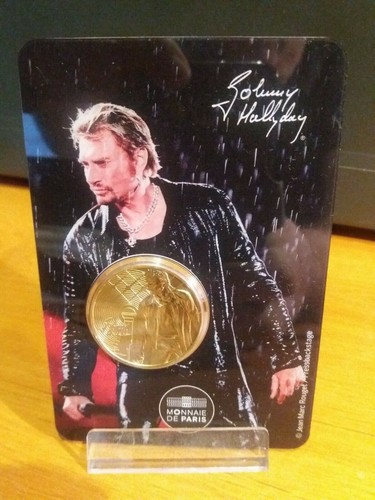 Médaille johnny hallyday - ***médaille,