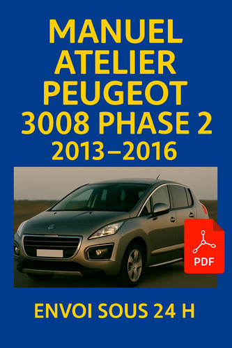Manuel atelier peugeot 3008 - peugeot, 1