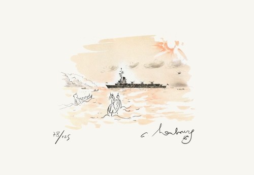 André hambourg lithographie - hambourg,