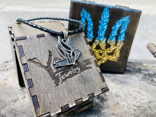 Pendentif trident colombe - trident, de