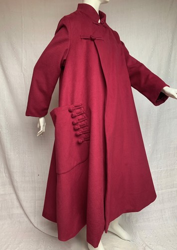 Manteau long buykud rouge - long,