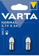 Lot 2 Ampoule à culot 4.8V 0.75A lampe torche phare 792 VARTA