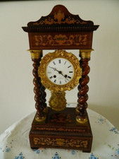 Pendule marqueterie Charles X