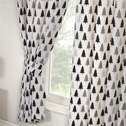 Rideaux doublés scandi ours - rideaux,