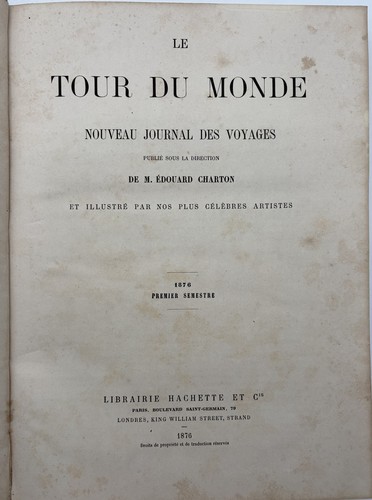 Tour monde 1876 journal - tour, du