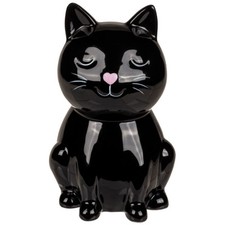 Tirelire Chat coeur 15 cm -