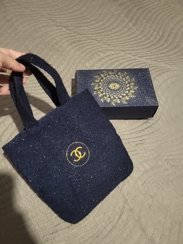 Trousse chanel tote tweed - trousse,
