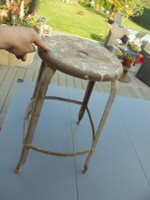 Ancien Rustique Tabouret de