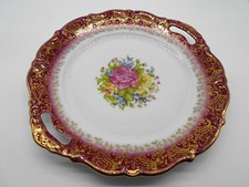 PLAT A GÂTEAUX DÉCOR FLORAL